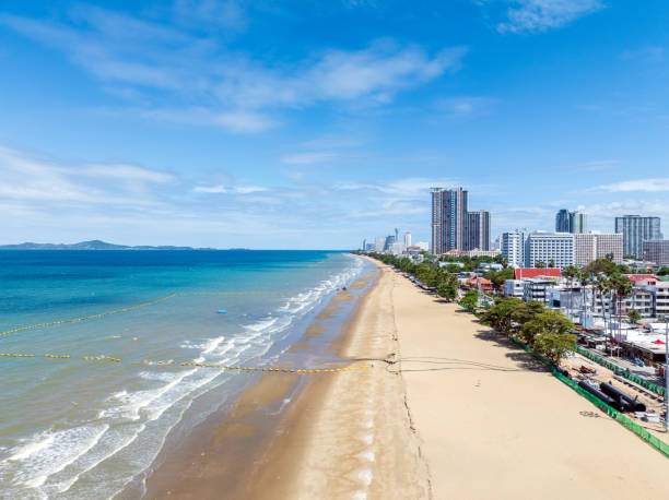 Aerial view of Pattaya Beach, Thailand